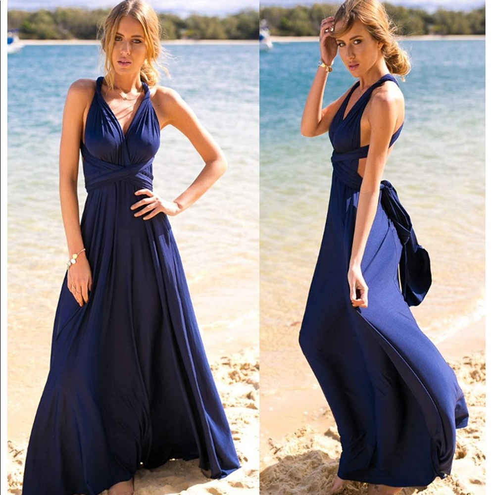 New universal infinity spandex bridesmaid dress